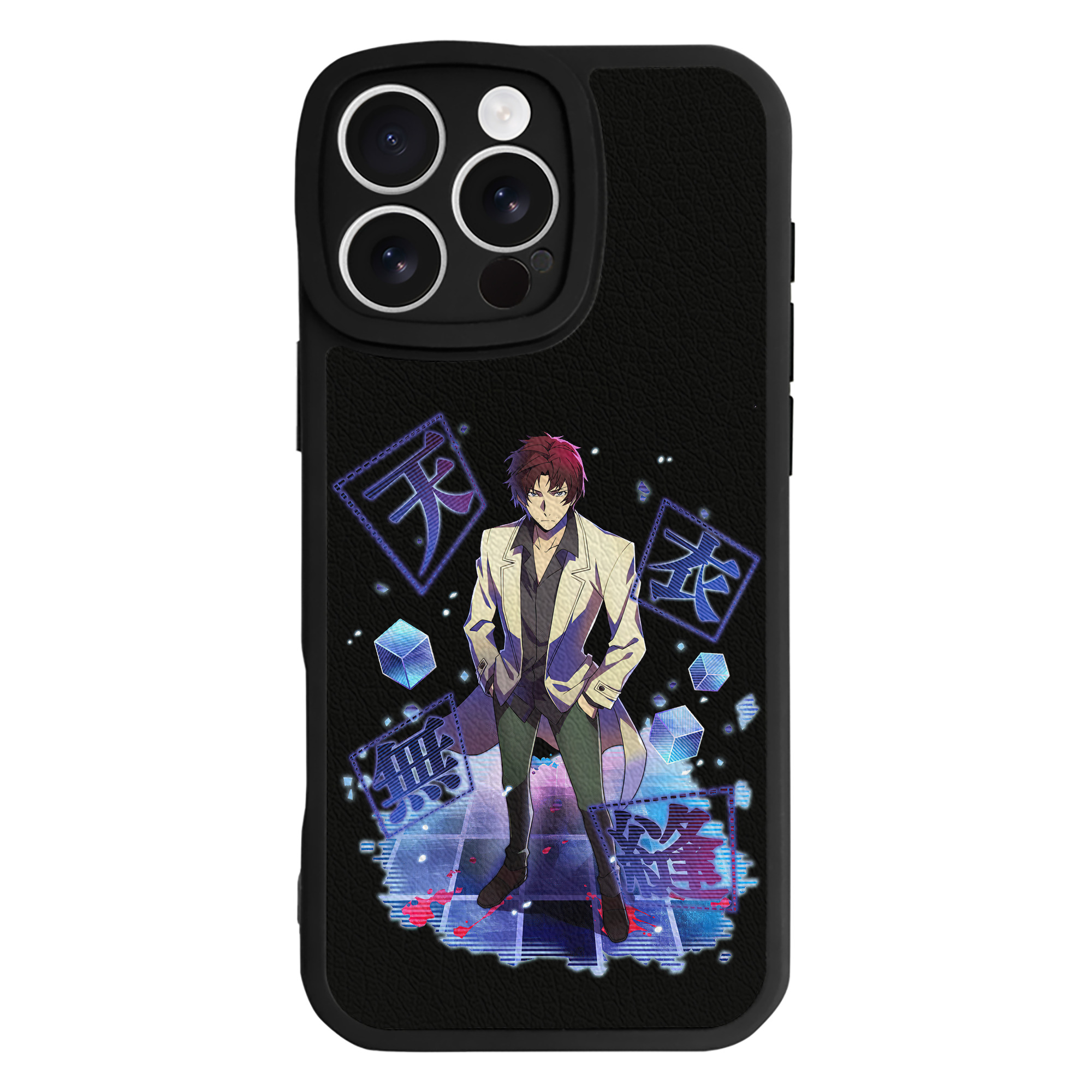 （画像用） 文豪ストレイドッグス Bungo Stray Dogs 【iPhone 16シリーズ対応】シリコンスマホケース（レザー調） 材質：シリコン